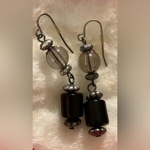 Dangle beaded earrings